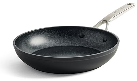 KitchenAid Forged Hardened Hard Anodized PFAS-Free Ceramic Non-Stick, 20 cm Frying Pan, Induction, Oven Safe,Black