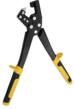 Crimpadora de Pernos de Acero, Alicates de Punzonado Crimpadora de Pernos Abrazadera de Quilla Crimpadora de Pernos Mango Antideslizante 0,3 X 0,8 Cm Rango de Perforación