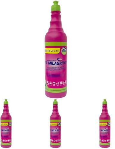 Milagrito Desengrasante Nuca Max, 1L (Paquete de 4)