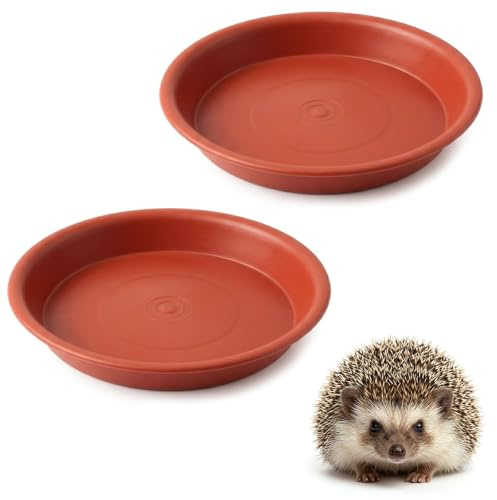 2 Pcs Hedgehog Feeding Bowl, Hedgehog Bird Food Water Bowl Station