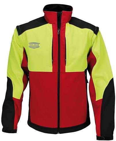 Veste Softshell Rouge Multi-activités Solidur WODA-RE Taille M