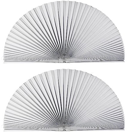 Arch Window Light Fully Blocking Pleated Shade Blinds for semi-Circle Arch Window, 2PCS Arch Light Filtering Pleated Fabric Shade, Easy to Cut and Install, 72 x 36