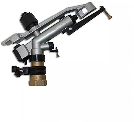 Cannone per irrigazione a lungo raggio | Angolo regolabile | Portata 16-29 MTS | Pressione 1,5-5 bar | Connessione 1 1/4 Femmina | Pistola a pioggia}