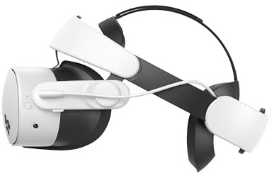 KIWI design H4 Boost Head Strap mit Akku Kompatibel mit Meta Quest 3/3S Komfort Halo Strap