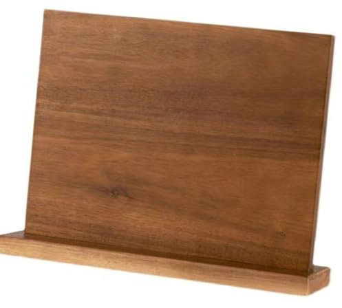Portacoltello Magnetico a Due Lati in Legno di Alta Qualità, Porta Coltello Multifunzionale Magnete in Legno (012DJZHI)