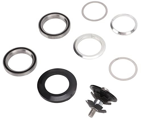 Baxnore Juego de dirección para Bicicleta, Juego de Cuencos para Bicicleta de aleación de Aluminio, rodamientos Dobles sellados herméticos, Juego de Cuencos para Horquilla