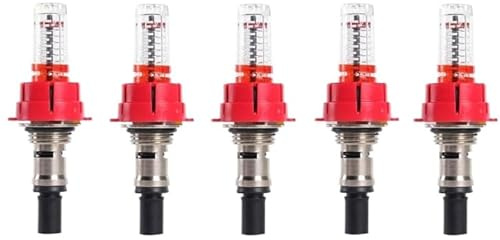 Daaxing Medidor de flujo múltiple de calefacción por suelo radiante, regulador de control visual de flujo para sistemas de calefacción por suelo radiante, regulador de optimización de la distribución