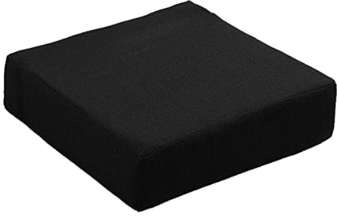 Sätesboosterkudde 40 x 40 x 8 cm, tjockt, avtagbart överdrag, halkfri, perfekt för hem, kontor, trädgård.