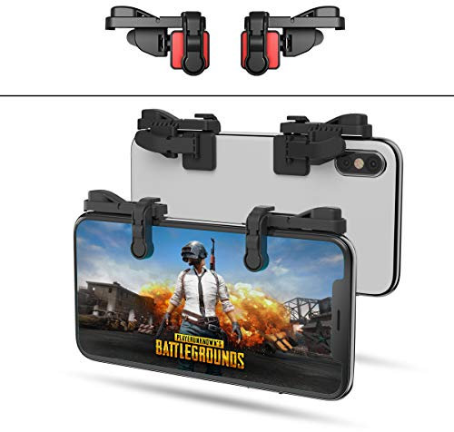 【1 Paar】Handy Mobile Game Controller Tragbar Gaming Gamepad für PUBG Mobile / Fortnitee Mobile / Call of Duty(COD) Mobile, für iPhone / Android, IFYOO Z108 Feuer Shooter Tasten Griff L1 R1 Triggers