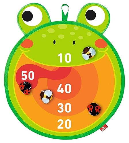 moses. Krabbelkäfer Klett-Wurfspiel, Kinder Wurfspiel mit 4 Klettbällen, In- Outdoor Dartspiel im süßen Look, Outdoor-Spielzeug für Kinder ab 4 Jahren