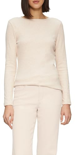 s.Oliver 2156451 T-Shirt à Manches Longues en Tissu côtelé, 81W9, 46 Femme