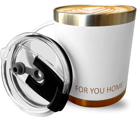 🥤 Taza Termo Cafe para Llevar de 380mL con Aislamiento de Doble Pared taza termo cafe para llevar Antigoteo sin BPA para Coche, Termos Café Hermético para Café Frío y Caliente, Leche,Té. Termo cafe.