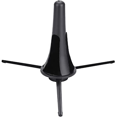LUCKDANO Folding Clarinet Stand – Portable, Detachable Tripod with Cushioned Holder for Clarinet & Oboe, Lightweight & Compact Design