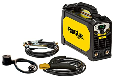 ESAB 0700500070 MINIARC Rogue ES 180i Stick Welding System, Dual Voltage Input, Adjustable Hot Start/Arc Force, Stick 6010 Mode, Power Factor Control, Electrodes up to 5/32, IP23S Designed