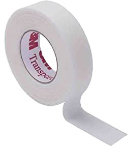 3M Transpore White, Cerotto Chirurgico Traforato con Supporto in Rayon e Poliestere, Delicato, Strappo Bidirezionale, Ipoallergenico, Traspirante, Misura 13 mm x 9.14 m, Confezione da 24 Rotoli