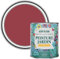 Rust-Oleum Peinture Rouge Résistante à l'humidité pour Jardins, Finition Mate - Soho 750ml