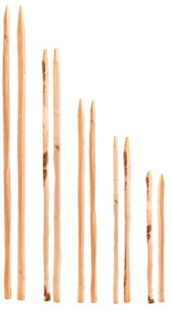 Zaunlatte Kastanie 150 cm - Staketen Latte Holz zur Gartengestaltung Zaun Bauen Natur Rankhilfe Garten
