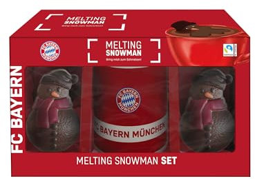 FC Bayern München Melting Snowman Schoko Set mit Tasse 150g