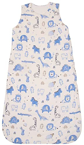 Ex UK Store Baby Winter Sleeping Bag 2.5 Tog 100% Cotton Sizes Newborn to 36 Months Boys Girls LUCKY DIP Design (BOYS 6/12M)