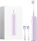Laifen Wave Electric Toothbrush, Oscillation & Vibration Sonic Electric Toothbrush for Adults with 3 Brush Heads, IPX7 Waterproof Magnetic Rechargeable Travel Powered Toothbrush (ABS Purple)