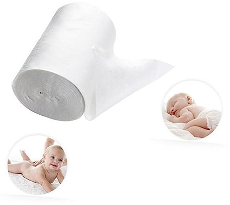 RORPOIR Pannolini Usa E Getta 100 Fogli/rotolo Bianchi Versatili Riutilizzabili