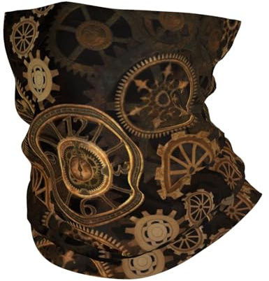 LfearTesa Art des engrenages Steampunk, Bandana cache-cou multifonctionnel couvre-chef écharpe visage bouclier bandeau cou plus chaud Tube