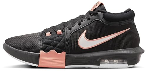 Nike Lebron Witness VIII 8 Zapatillas de Baloncesto para Hombres Color: Negro/Albaricoque/Blanco (001); Talla: EUR 45 | US 11 | UK 10