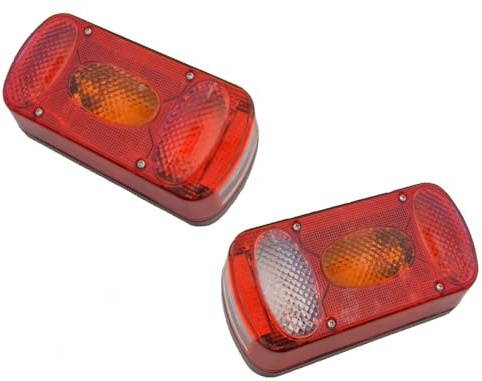 Aspöck Midipoint - Set di 2 luci sinistra + destra + faro di retromarcia, attacco a baionetta