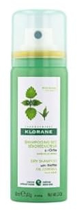 Klorane Ortica Shampoo Secco per Capelli Grassi 3 confezioni da 50 ml