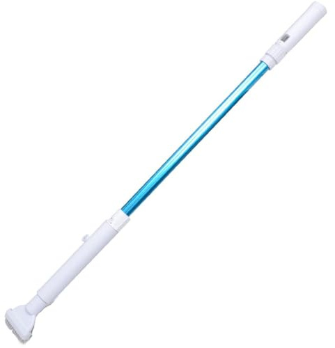 Pool Vacuum Cleaner with Detachable Scrubbing Brush, Strong Suction Battery Operated Pump, Adjustable Telescoping Handle, Automatic Pool Vacuum Cleaner with Batteries, Easy