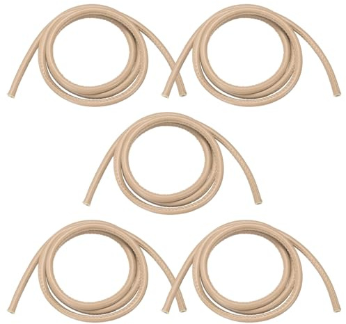 sourcing map Corda in pelle PU per fai da te da donna cravatta cintura in vita cintura abito borsa sostituzione, cachi, 100 cm