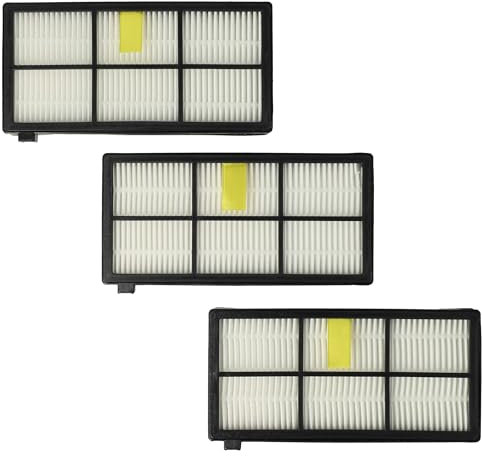 vhbw 3x filtre compatible avec iRobot Roomba 900, 980, 960 aspirateur - Filtre HEPA contre les allergies