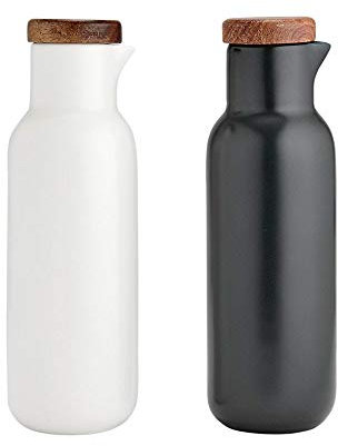 Ladelle Essentials Essig- & Öl-Set Weiss/anthrazit 2tlg
