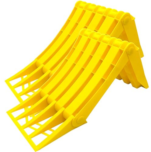 SAMETRUCK 2 Hemmschuh Unterlegkeil klappbar Gleitschutz 6500kg 6,5t LKW Anhänger Auflieger