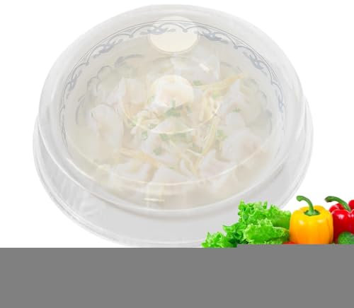 Coperchio alimentare per microonde, coperchio antispruzzi per microonde | Coperchio per microonde con prese d'aria, Coperchio trasparente, paraspruzzi con prese d'aria perforate per can