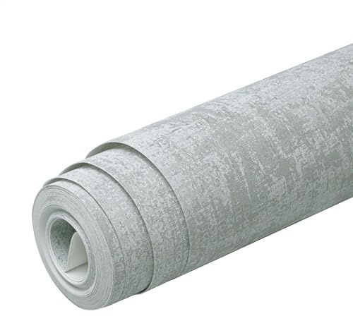 Papel pintado texturizado de cemento, papel de pared texturizado de hormigón impermeable, 920 x 53 cm, papel pintado de cemento industrial, papel tapiz multiusos para dormitorio