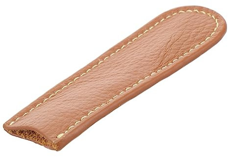 DECOMELODY Schüsselgriff für den Außenbereich Toaster Inhaber Wok Easy putz Camping Kochgeschirr Griffabdeckung wiederverwendbarer Deckel für Campingbecher Griffschutz für Tasse Rindsleder