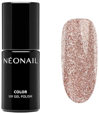 NÉONAIL UV Nagellack 7,2 ml - Gold - Shimmering Goldrush - NÉONAIL Farben - UV Lack Glitzer - Gel Nägel - Nageldesign