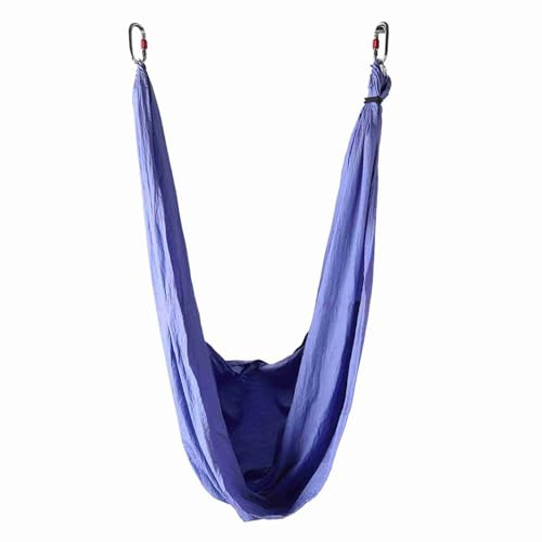 ERYUE Aerial Swing Sling Utsökt Utförande Mjuk Hängmatta för Yogaträning, Hudvänlig Fitness Yoga-hängmatta för Avkopplande Träning (Purpur)