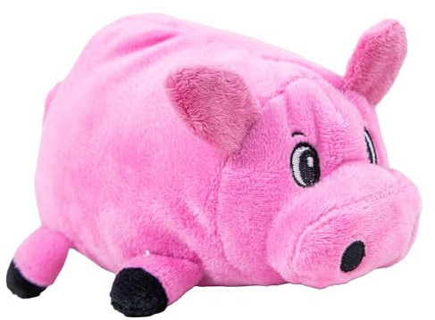 Outward Hound Fattiez Jouet couineur Rond en Peluche pour Chien, Petit Cochon