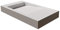 Bernstein Badshop Wandwaschbecken Waschbecken PB2155 Hängewaschbecken aus Mineralguss Solid Stone mit Ablaufrinne - Weiß Matt - 100 x 55 x 12 cm