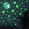 ECHOCUBE 637 Stück leuchtende Sterne Mond Sternenhimmel Aufkleber Kinderzimmer,Leuchtsterne Fluoreszierend Wandaufkleber,Leuchtaufkleber Wanddeko Deckendeko Für Baby Schlafzimmer Kinderzimmer Deko