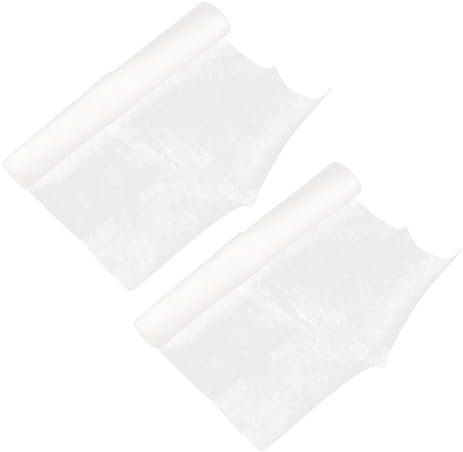 HONMEET 2rotoli Carta Assorbente Antiolio Per Filtro Cucina Resistente Al Calore Per Filtri Gamma Estrattore Fumi Casa e Ristorante Pratica e Traspirante