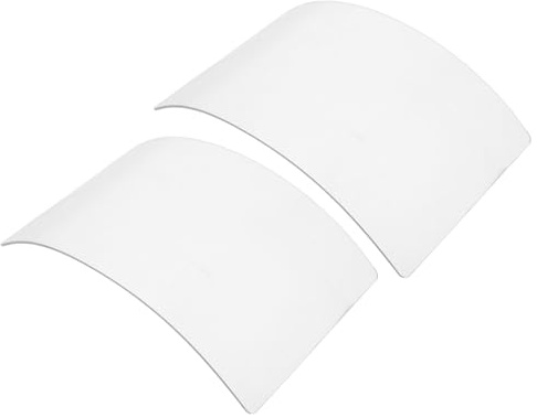 Zerodeko Sandblasting Hood Cap Screen Organic Glass Lenses 2mm Thickness 2pcs Protective Cover for Industrial Sanding and Sandblaster Mask Replacement