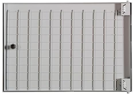 Suministros Castro Puerta panelable contador rellenable 54x40cm. Tapa metálica para registros de agua y luz de fachadas