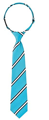 Retreez Corbata Pre-atada de microfibra a rayas para niño Azul - 4-7 años