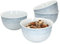 Ritzenhoff & Breker Nordic Müslischale 4-er Set Hellblau I Suppen-Schüssel 14cm I Salat-Schale 450ml I hochwertiges Schalen-Set I Marken-Porzellan mikrowellengeeignet & spülmaschinengeeignet