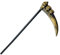 Ultra Triple Skull Halloween Plastic Scythe Prop Toy Age 3+ for Kids Syth Halloween Costume Accessory Fancy Dress Party Weapon Lightweight Safe Mens Womens Boys Girls Cosplay Reaper Prop Weapons