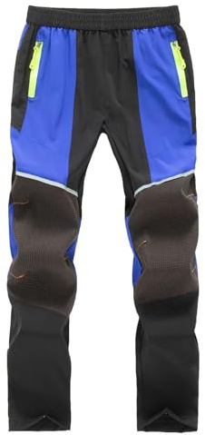 Echinodon Kinder Schnelltrocknende Hose Sommer Wanderhose Jungen Mädchen Dünn Leicht Outdoorhose Blau M