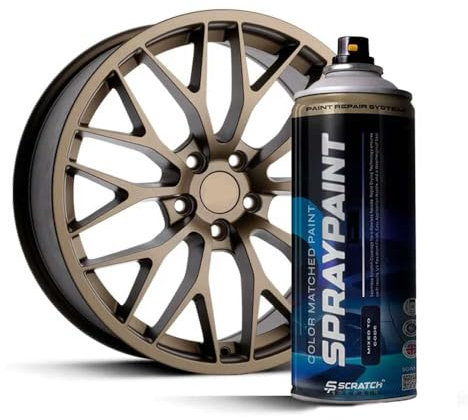 Frost Gold Alloy Wheel Paint - Premium Aerosol Spray for Durable, High-Gloss Finish on Automotive Rims - Ideal for Customization, Scratch Resistance, and Professional Results